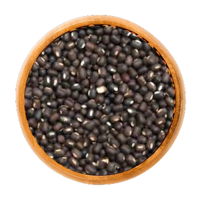 Black Matpe Beans Hulled